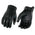 Milwaukee Leather MG7502 Men's Black Leather ‘Cool-Tec’ with i-Touch Screen Compatible Gel Palm Motorcycle Hand Gloves