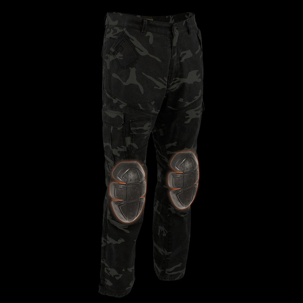 Concealed Carry Leggings With Pockets | Black Camo