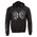 Milwaukee Leather MPMH118001 Men’s ‘Head Butt Skulls’ Black Hoodie with Zipper Closure