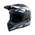 ZOX ST-1561C ‘Rush Jr' Dark Silver Youth Motocross Helmet