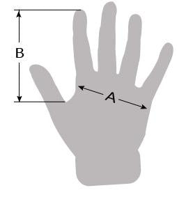 Answer Men's Glove Sizing Chart