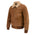 Milwaukee Leather Vintage SFM1818 Men's Classic Beige Suede Leather Fashion Coat Jacket w/ Front Zipper Closure