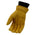 M Boss Motorcycle Apparel BOS37546 Men's Yellow and Black Full Grain Deerskin Leather Motorcycle Gloves