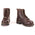 Milwaukee Leather Women's Dark Brown Leather Outdoors Lace-Up Boots for Bikers Casual MBL9308