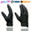 Milwaukee Leather MG7502 Men's Black Leather ‘Cool-Tec’ with i-Touch Screen Compatible Gel Palm Motorcycle Hand Gloves