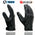 Milwaukee Leather MG7599 Men's Black Leather with i-Touch Screen Led Finger Light Motorcycle Hand Gloves