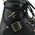 Xelement 2469 Women's Ultimate Black Leather Advanced LaceUp Motorcycle Biker Boots