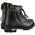 Xelement 2505 Women's Righteous Black Leather Zippered Motorcycle Boots