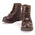 Milwaukee Leather Women's Dark Brown Leather Outdoors Lace-Up Boots for Bikers Casual MBL9308