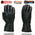 Milwaukee Leather MG7534 Men's Black Deerskin Gauntlet Motorcycle Hand Gloves W/ Wrist Strap & Sinch Closure