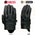 Milwaukee Leather Men's Black Leather ‘Reflective Skull’ Motorcycle Hand Gloves W/Gel Padded Palm MG7570