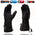 Milwaukee Leather Men's Black Gauntlet Motorcycle Hand Gloves-Black Leather Waterproof Gel Palm Soft Skin-SH292