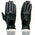 Milwaukee Leather SH721 Women's Black Perforated Leather Full Finger Motorcycle Hand Gloves W/ Breathable ‘Open Knuckle’