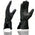 Milwaukee Leather MG7725 Women's Black Leather Gauntlet Motorcycle Hand Gloves W/ ‘Wrist Strap Closure and Lightly Lined’