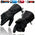 Milwaukee Leather Men's Black Gauntlet Motorcycle Hand Gloves-Black Leather Waterproof Gel Palm Soft Skin-SH292