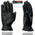 Milwaukee Leather MG7715 Women's Black Leather Thermal Lined Motorcycle Hand Gloves W/ Sinch Wrist Closure