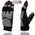 Milwaukee Leather SH791 Men's Black Leather and Grey Mesh Combo Racing Motorcycle Hand Gloves W/ Elasticized Fingers