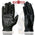 Xelement XG37536 Ladies Black Unlined Leather Gloves with Zipper Closure