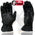 Xelement XG7700 Women's Black Leather Gel Palm Lightweight Motorcycle Hand Gloves W/ Open Wrist Expansion