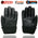 Milwaukee Leather MG7534 Men's Black Deerskin Gauntlet Motorcycle Hand Gloves W/ Wrist Strap & Sinch Closure