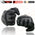 Milwaukee Leather SH607 Men's Black Leather Gauntlet Padded Back Racing Motorcycle Hand Gloves W/ Reflective Piping.