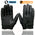 Milwaukee Leather MG7745 Women's Black Deerskin ’I - Touchscreen Compatible’ Laced Wrist Motorcycle Hand Gloves W/ Gel Palm