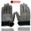 Milwaukee Leather MG7760 Women's Distressed Grey Leather Gel Palm Motorcycle Hand Gloves W/ Stylish ‘Wrist Detailing’