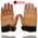 Milwaukee Leather MG7761 Women's Saddle Leather Gel Palm Fingerless Motorcycle Hand Gloves W/ Stylish ‘Wrist Detailing’