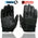 Milwaukee Leather MG7770 Women's Black Leather ’I - Touchscreen Compatible’ Laced Wrist Motorcycle Hand Gloves W/ Gel Palm