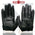 Xelement XG37536 Ladies Black Unlined Leather Gloves with Zipper Closure