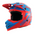 ZOX ST-1563V2 ‘Rush V2’ Blade Matte Red and Light Blue Motocross Helmet