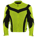 Mens Motorcycle Textile & Mesh Armored Jackets