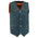 Milwaukee Leather DM1310 Men's Classic Blue Denim Western Style Cowboy Biker Vest w/ Snap Button Closure