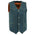 Milwaukee Leather DM1310 Men's Classic Blue Denim Western Style Cowboy Biker Vest w/ Snap Button Closure