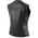 Xelement Women's Road Queen Black Leather Braided Vest B206