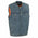 M-Boss Apparel BOS13521 Men's Blue Snap Front Denim Club Style Vest with Conceal and Carry Pocket