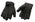 Xelement XG37564 Men's Black Perforated Leather Gel Palm Fingerless Gloves