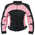 Xelement CF508 Women's Guardian Black and Pink Mesh Protective Motorcycle Rider Jacket w/ CE Armor Protection