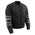 Xelement Men's Morph Black and Grey Tri-Tex Armored Jacket with Removable Sleeves CF5050