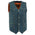 Milwaukee Leather DM1310 Men's Blue Classic Denim Western Style Cowboy Biker Vest with Snap Button Closure