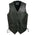 Event Leather EL5315 Black Motorcycle Leather Vest for Men w/ Side Lace- Riding Club Adult Motorcycle Vests