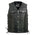 Event Leather EL5360 Black Motorcycle Leather Vest with Denim Style Pockets -Riding Club Adult Vests