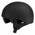 Hot Leathers T72 'Black Widow' Flat Black Motorcycle Half Helmet for Men and Women Biker with Drop Down Visor