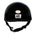 Hot Leathers HLD1045 Gloss Black 'Cross De Lis' Advanced DOT Approved Skull Half Helmet for Men and Women Biker