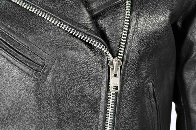 Women's Lambskin Zipper Front Side Lace Corset – Milwaukeee Leather