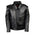 Milwaukee Leather LKM1781 Men's The Legend Classic Black Premium Leather Motorcycle Jacket w/ Quilted Liner