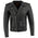 Milwaukee Leather LKM1781 Men's The Legend Classic Black Premium Leather Motorcycle Jacket w/ Quilted Liner