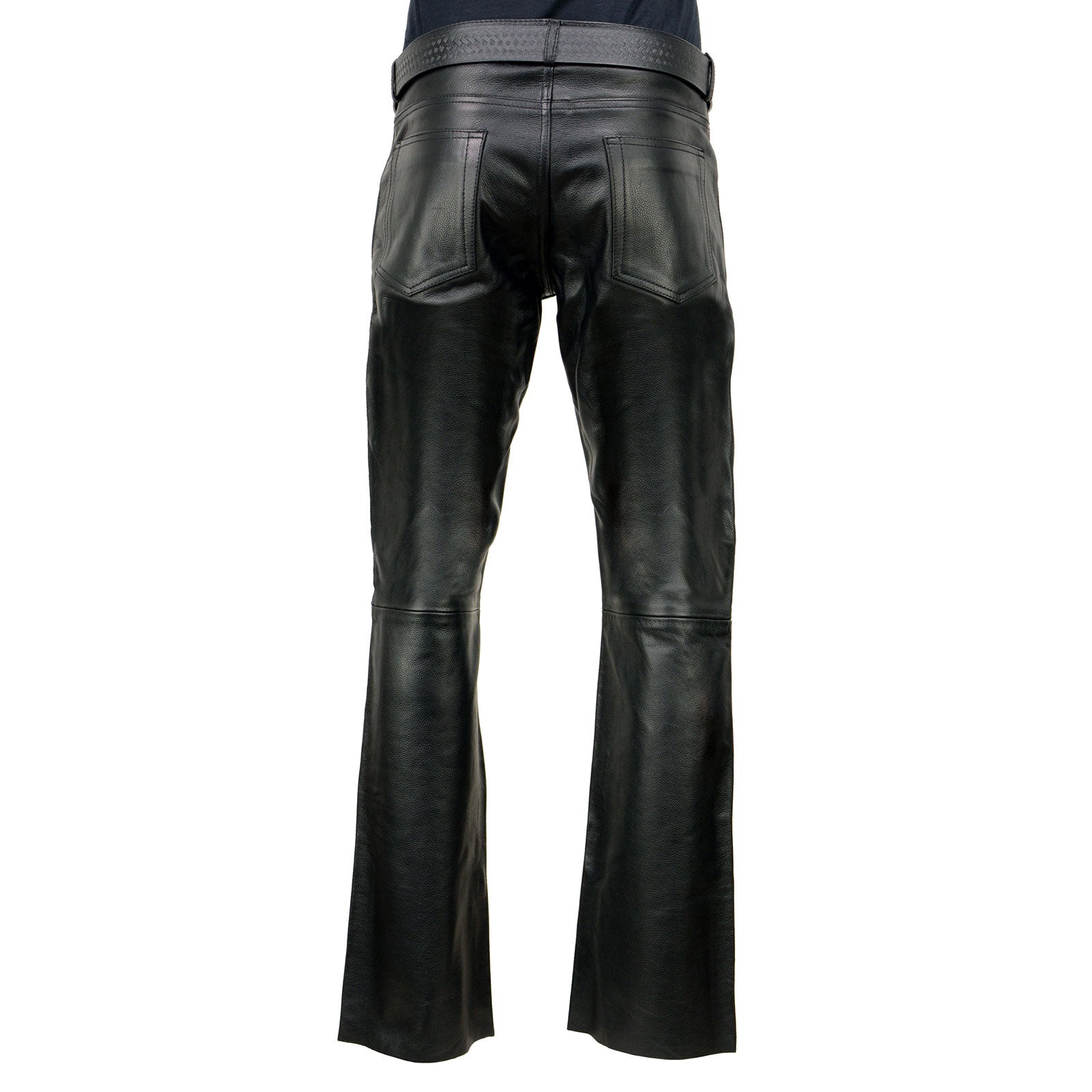 Milwaukee Leather  Classic Fit 5 Pocket Leather Pants for Men 