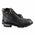 Milwaukee Leather MBL9335 Women's Premium Black Leather Low Cut Lace-Up Motorcycle Riding Boots w/ Zipper Closure
