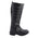 Milwaukee Leather MBL9395 Women's Black Leather 17-Inch Side Strap Riding Motorcycle Boots with Side Zipper